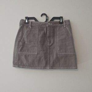 PacSun Gray Mini Skirt